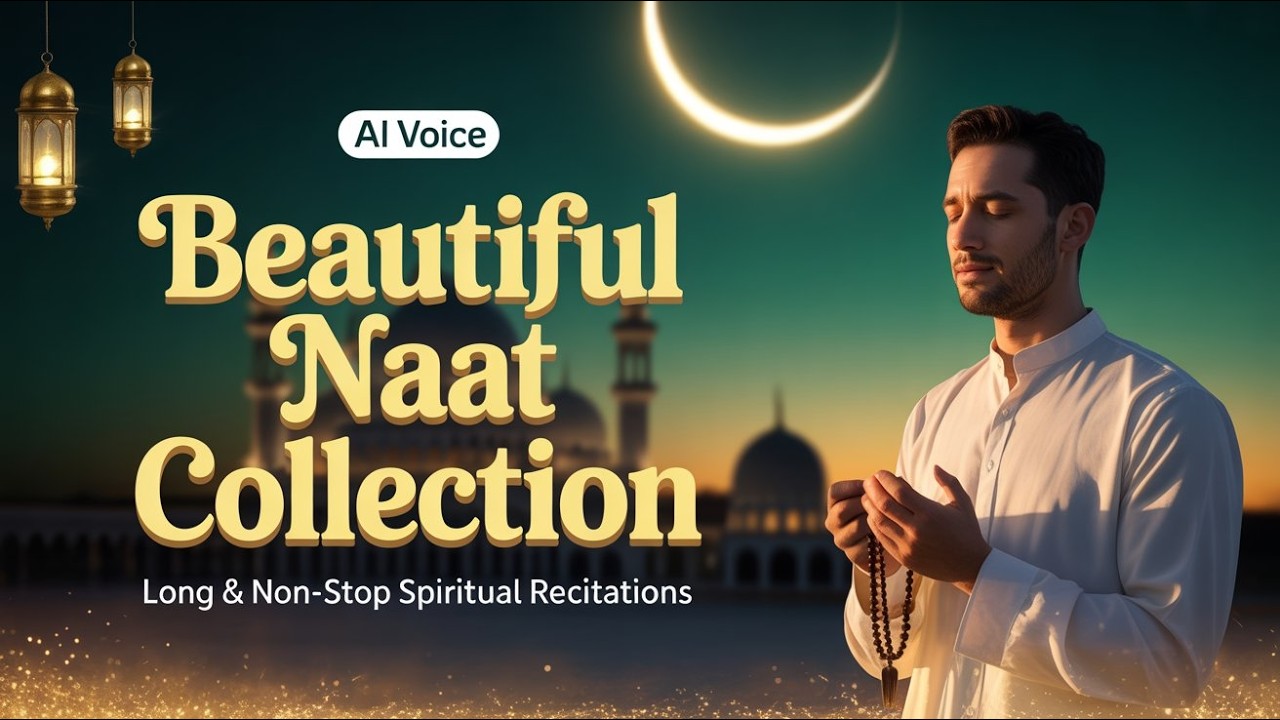 Beautiful Naat Collection | Long & Non-Stop Heart Touching Naats | AI Voice
