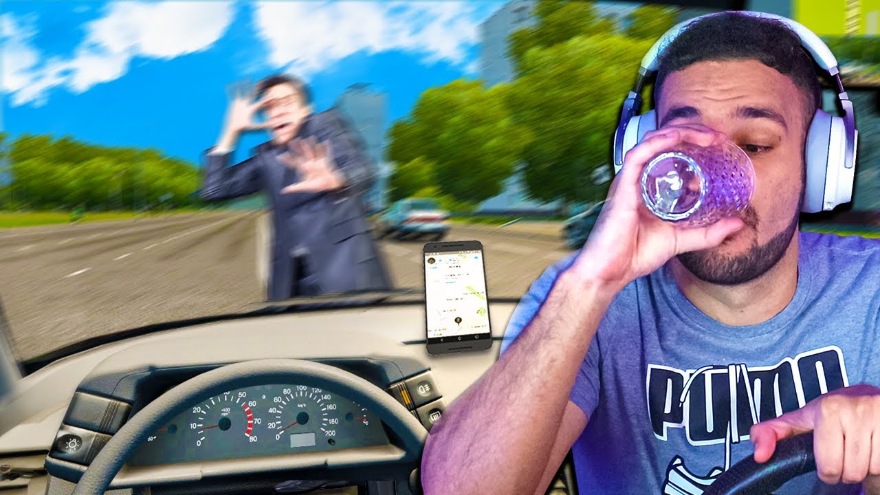 TRABALHANDO de UBER BÊB4DO! City Car Driving