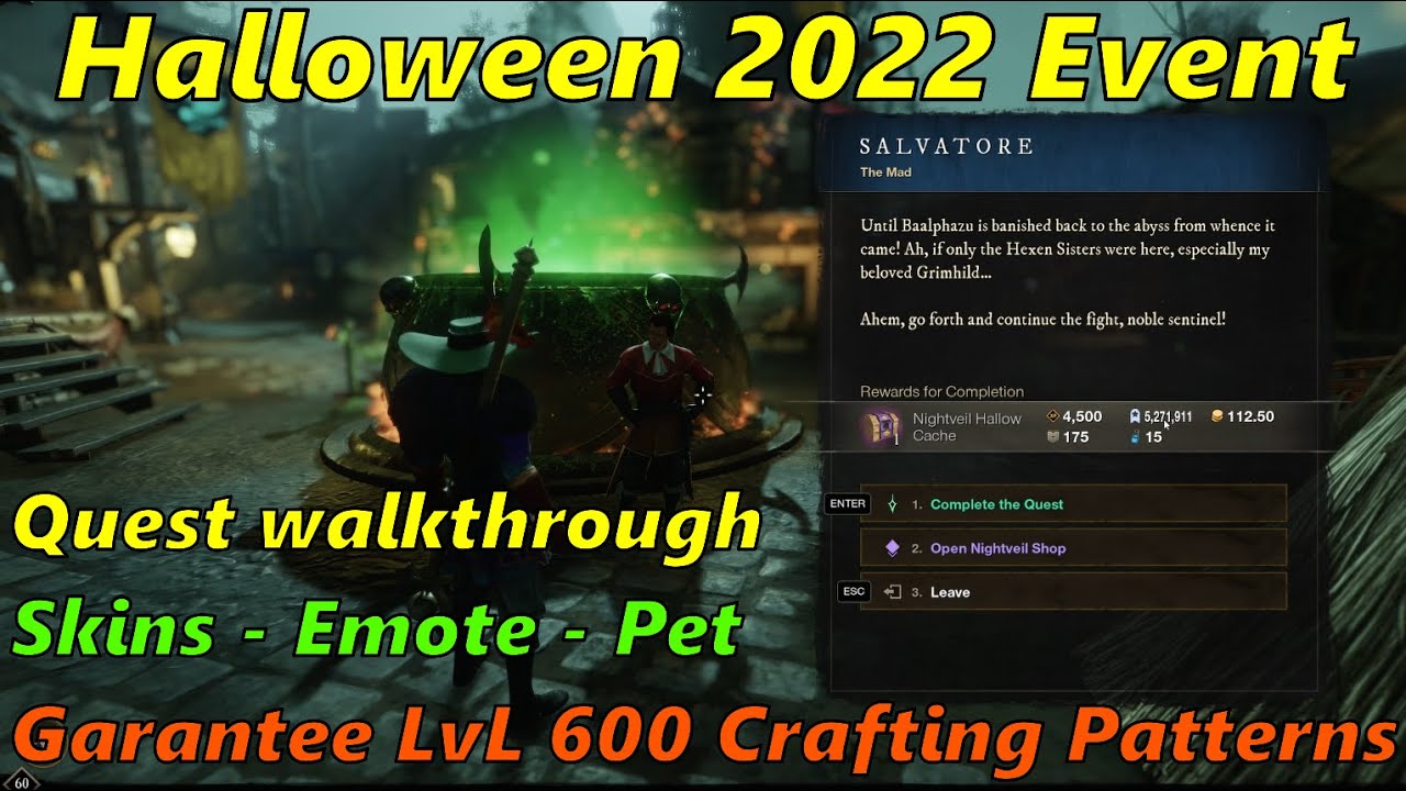 New World Halloween Event 2022 YouTube