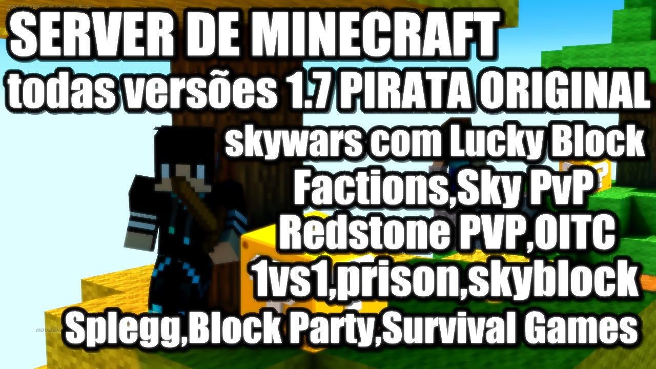 lucky block skyblock server lucky block skyblock server