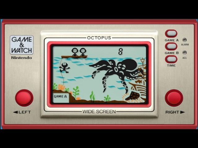 OCTOPUS-DIVER:MYSTERY OF THE DEEP Zx Spectrum GAME & WATCH