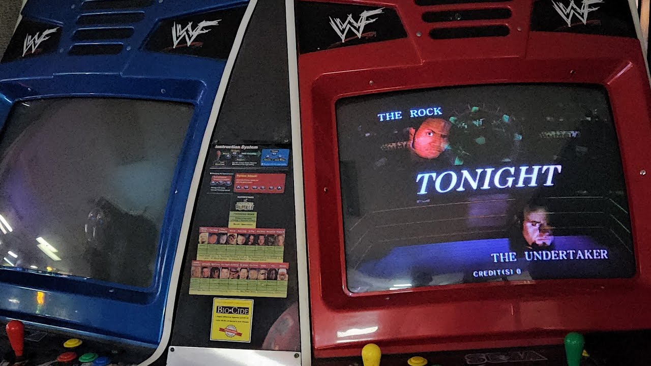 WWF Royal Rumble Arcade Machine (Harrisburg PA) - YouTube