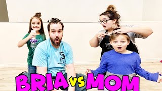 WHO is the BETTER HAIRSTYLIST? Bria vs Mom!