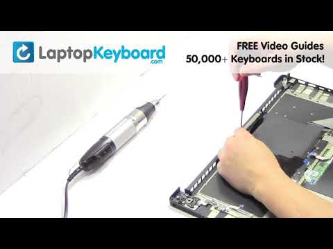 Repair Dell XPS 15 Laptop Keyboard & Palmrest, Dismantle 9570 9550 9560