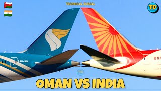 Oman Air vs Air India Comparison 2023! 🇴🇲 Vs 🇮🇳