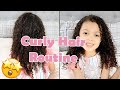 Curly Hair Routine| Biracial Hair Care| Kid Friendly