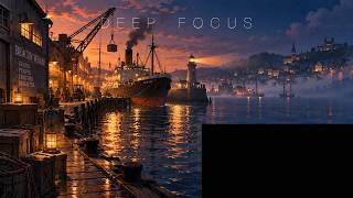 40Hz Deep Focus – Beacon Wharf | Binaural Beats & Warm Ambient for Deep Work, Study & Concentration screenshot 5