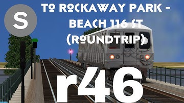 OpenBVE: R46 (Shuttle) From Broad Channel to Rockaway Park Beach 116 St ( New R46 WIP)