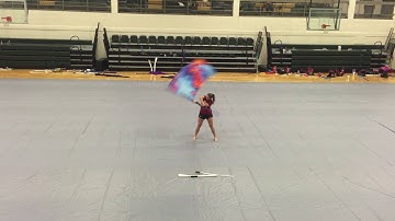 "Blown Away" Color Guard Routine