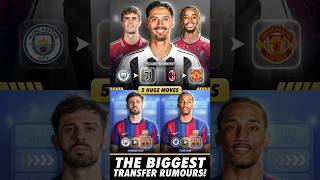 ​5 HUGE Transfer Rumors! 🚨 Reijnders to Juventus Pulisic to Man Utd &amp; More! #shorts #youtubeshorts
