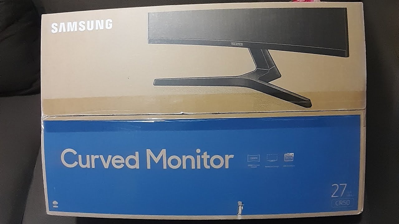 UNBOXINGBUDGETC27R500FHD SAMSUNG CURVE MONITOR YouTube