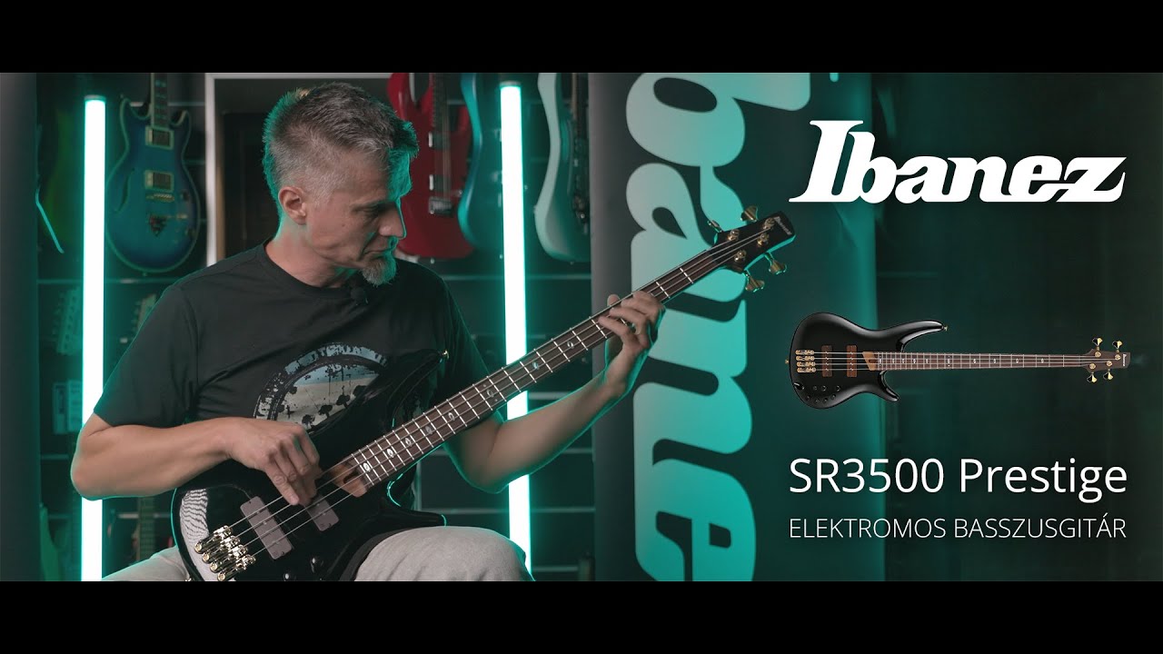 Ibanez SR3500-BK Prestige elektromos basszusgitár bemutató Fehérvári Attilával