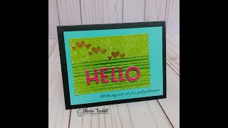 Pattern Play Quick Card that's Bright and Cheerful