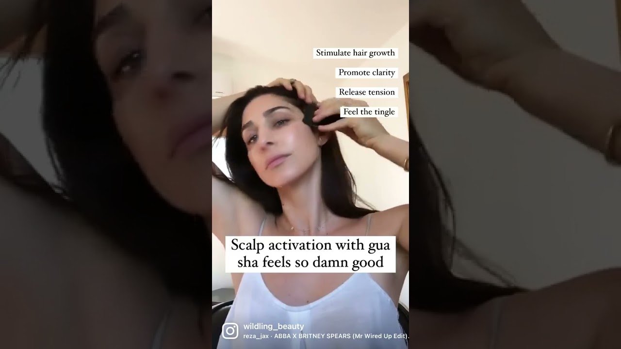 Scalp Activation with GUA SHA