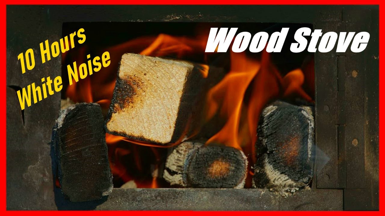 Wood Burning Stove, Crackling Fireplace Sounds for Deep Sleep