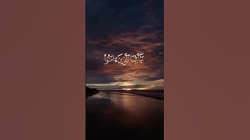 سورة الأحزاب آيه{ ٥٦ }#المصحف #quran #duet #islamicfestival #islamicholiday #duet #اكسبلور #راحة_نفس