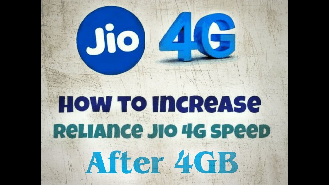 How to remove jio 4GB limit proof added