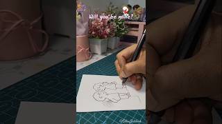 Handmade love card💞 | Easy Diy idea 💖 #diycard #shorts #yt #handmadecard #love #art #tamil #trend