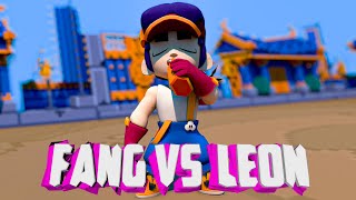 FANG AND LEON GOT INTO A FIGHT AT THE BRAWL STARS ARENA  🤜👊🤛