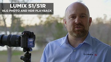 Panasonic LUMIX S Series Camera Tutorial : HLG Photo & HDR Playback