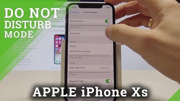 iPhone Xs DO NOT DISTURB / How to Enable Do Not Disturb in iOS