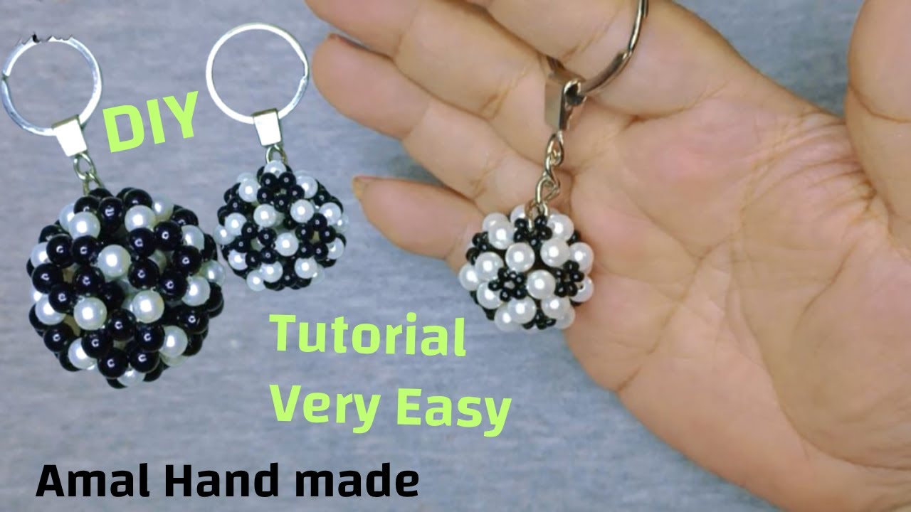 افضل طريقة لعمل كورة ⚽️ من الخرز سهله جدا للمبتدئين|| How to make  beaded  ball