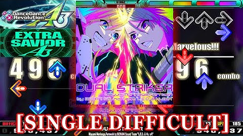 【DDR A3】 DUAL STRIKER [SINGLE DIFFICULT] 譜面確認＋Clap