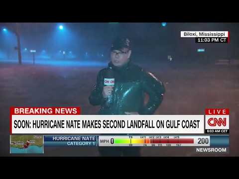 Hurricane Nate to make second landfall