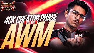 Rising Underdogs Creators Phase POV Stream | AWM GAMING