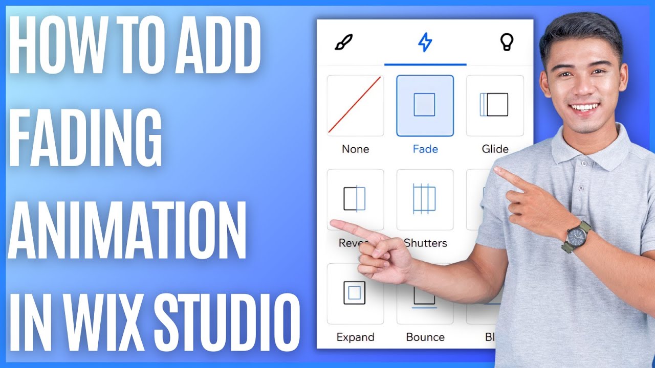 How to Add Fade Animation in Wix Studio [Quick Guide] - YouTube