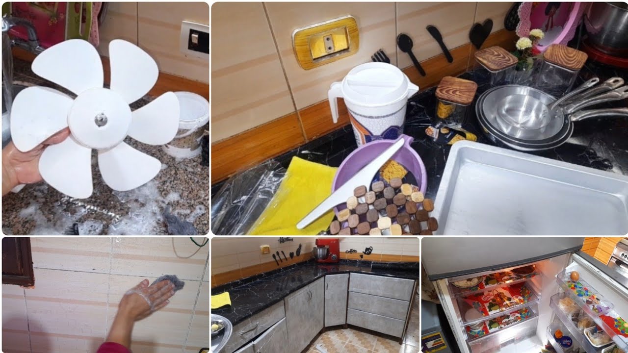 اخر تنظيفات المطبخ 👈 المطبخ بشكله الجديد👈مشتريات جديده للمطبخ 