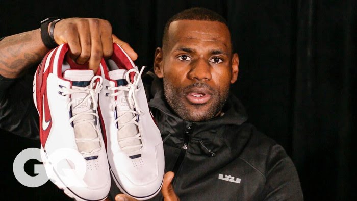 lebron james first shoes