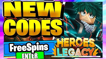 (2021) ALL *NEW* MARCH OP CODES! Heroes Legacy Roblox