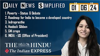 The Hindu & The Indian Express Analysis | 01 June, 2024 | Daily Current Affairs | DNS | UPSC CSE