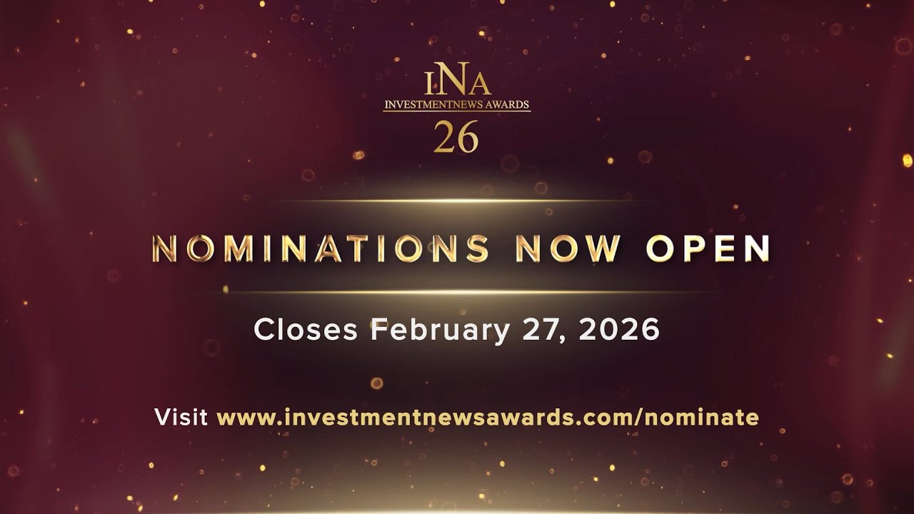 Nominations are now open for the InvestmentNews Awards 2026 - YouTube