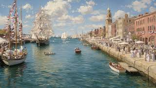 Vintage Harbor Celebration | 4K 4th of July Frame TV Art for Samsung Frame TV screenshot 4