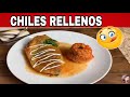 COMO HACER CHILES RELLENOS DE CARNE MOLIDA, AUTENTICA COMIDA MEXICANA