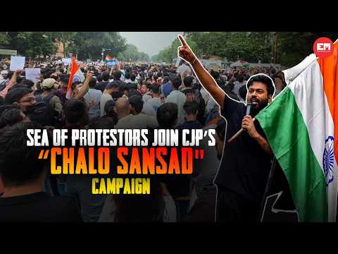 Video Thousands join Cockroach Janta Party's 'Chalo Sansad' march in New Delhi