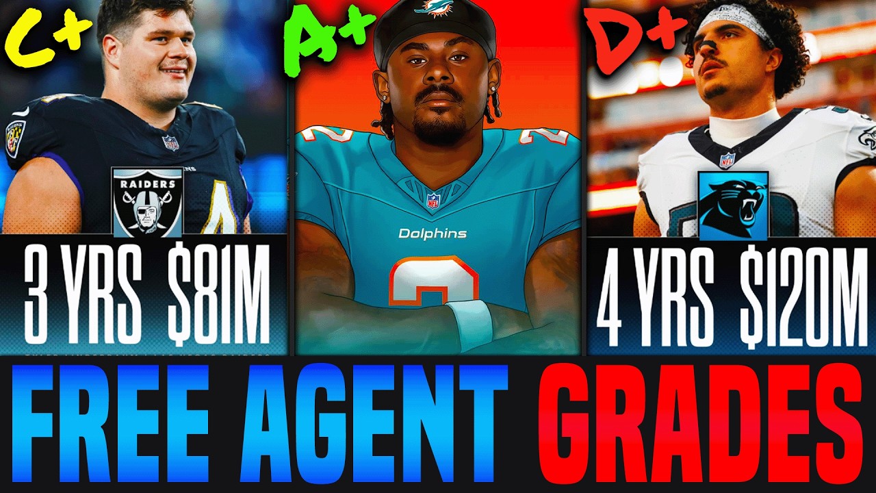 2026 NFL Free Agency WINNERS & LOSERS | Free Agency Day 1 Grades