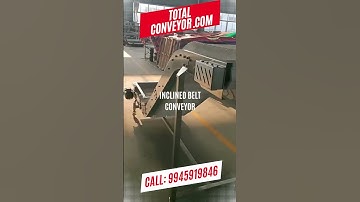 🚀 Inclined Belt Conveyor - The Perfect Solution for Smoother Material Handling!