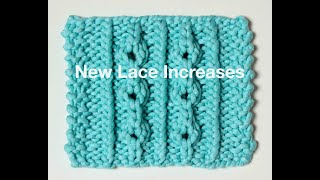 Two new double increases: YOT increase and Lace Twincrease