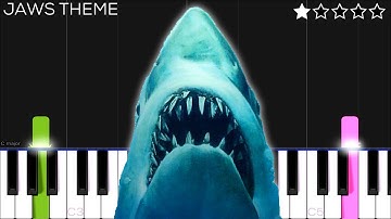 JAWS THEME | EASY Piano Tutorial