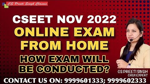 CSEET Nov 2022 Exam online or Offline I How ICSI Will CSEET Exam Online or Offline