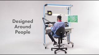 Treston Dimension 4 Workstation | Ergonomic Workbench for Assembly & Electronics
