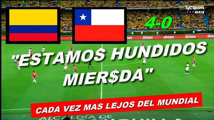 🔴(Relator Chileno Enojado) Colombia 4 - Chile 0🔴 Eliminatorias Mundial 2026