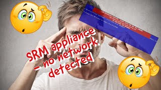SRM appliance - no network detected #VMware