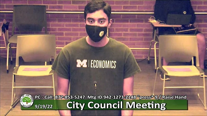 City Council Meeting 9-19-22