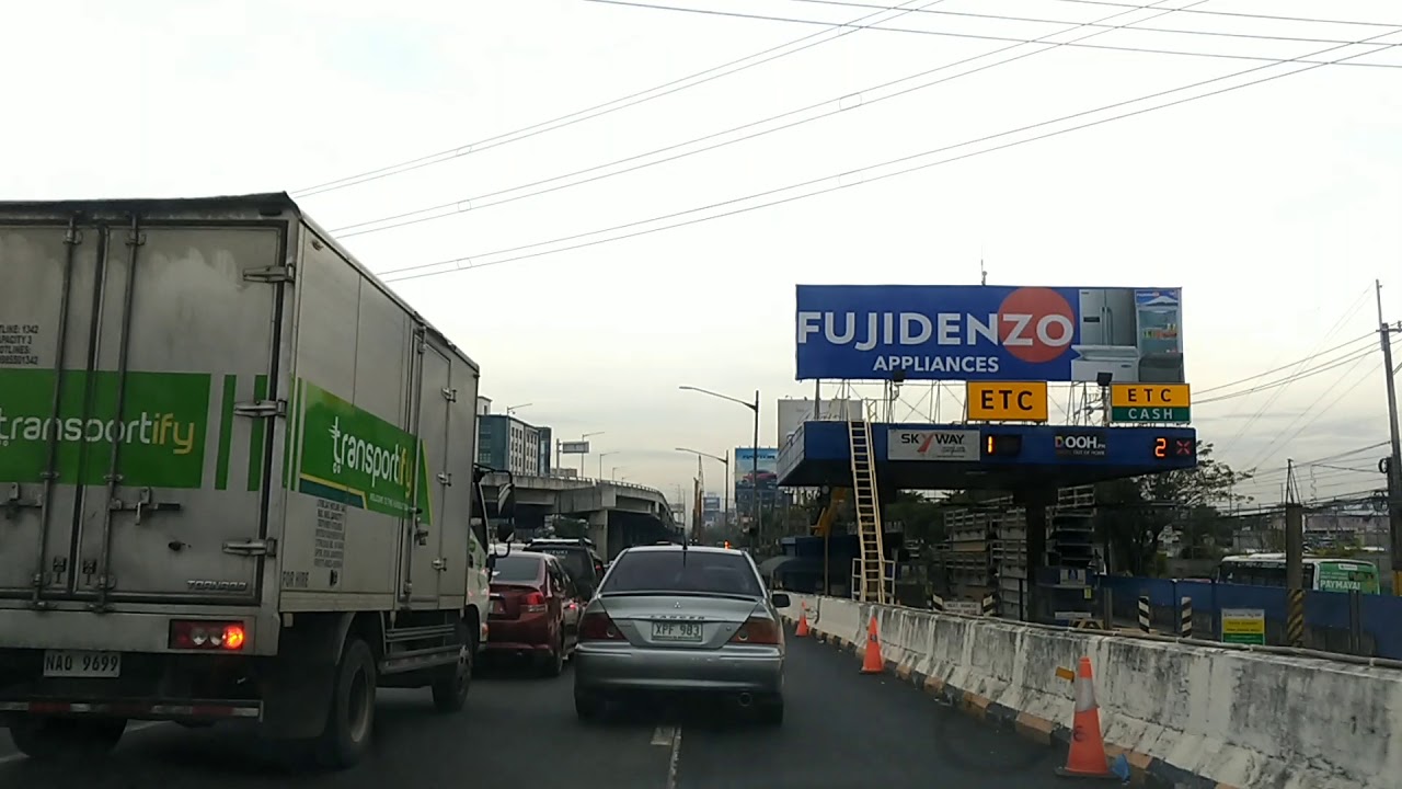 SLEX Traffic Status November 14 2019 Thursday 7AM Southbound(left) and Northbound(right)