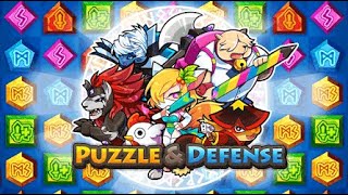 Puzzle & Defense: Match 3 (by HalftimeStudio Inc.) IOS Gameplay Video (HD) screenshot 4