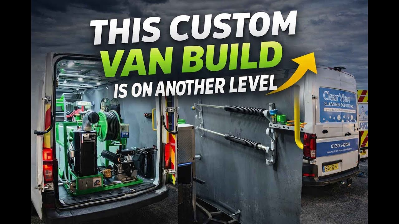 This Custom Pressure Washer Van Build Is on Another Level - YouTube
